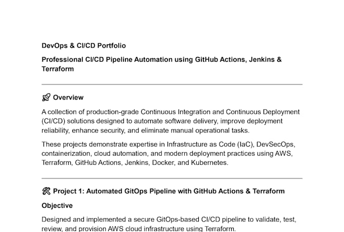 build ci cd pipelines using github actions, jenkins and docker